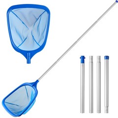 Pool Skimmer Net, Deep Pool Leaf Net with Reinforced Frame, Large Capacity