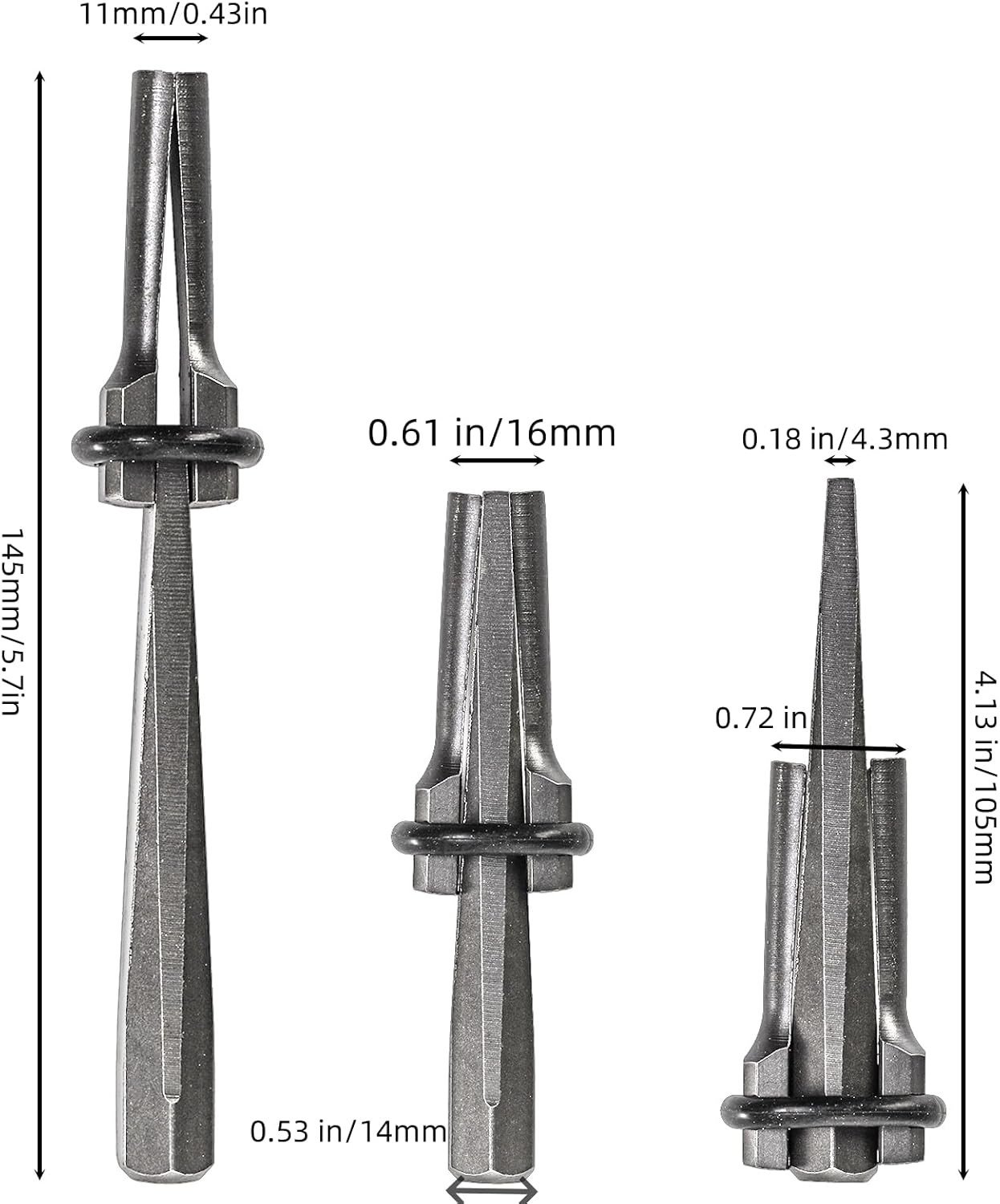 12 Pack Wedge and Feather Shims, 5/8 Inches Heavy Duty Rock Splitting Wedges Sto gallery