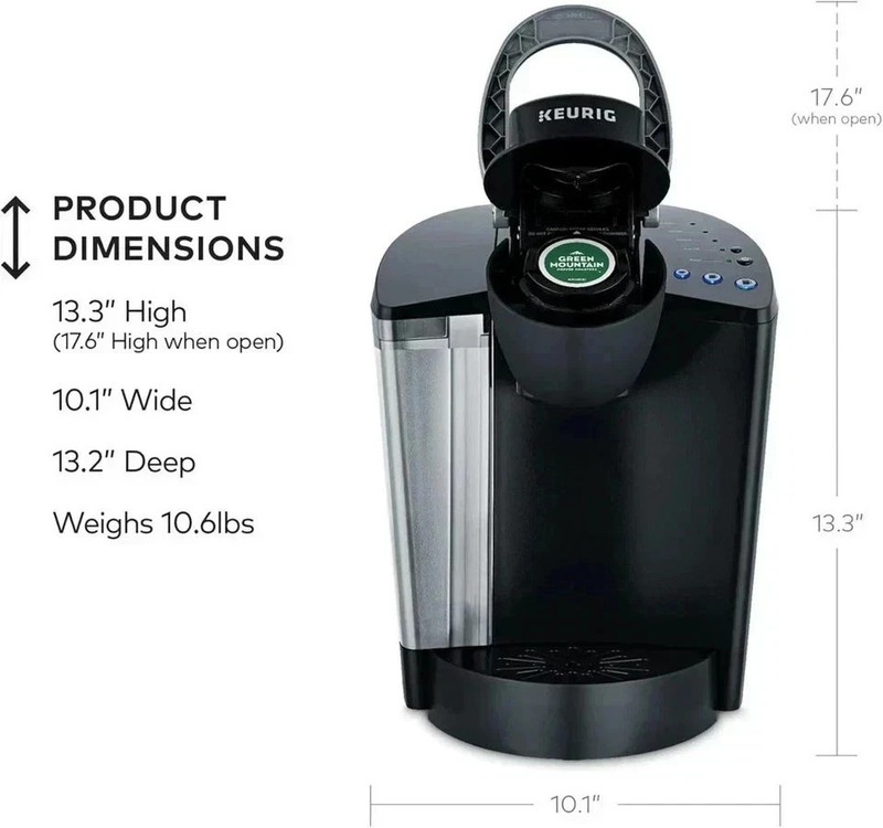 Keurig K-Classic Coffee Maker Programmable Single Serve K-Cup Pod 3 Brew Sizes gallery