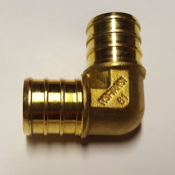 100 PIECES 3/4" PEX ELBOW - BRASS CRIMP FITTINGS (LEAD-FREE) gallery