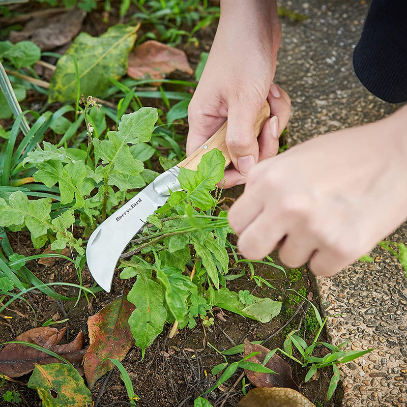 Berry&Bird Pruning Knife Folding Pocket Knife Garden Snips Garden Budding Knife gallery