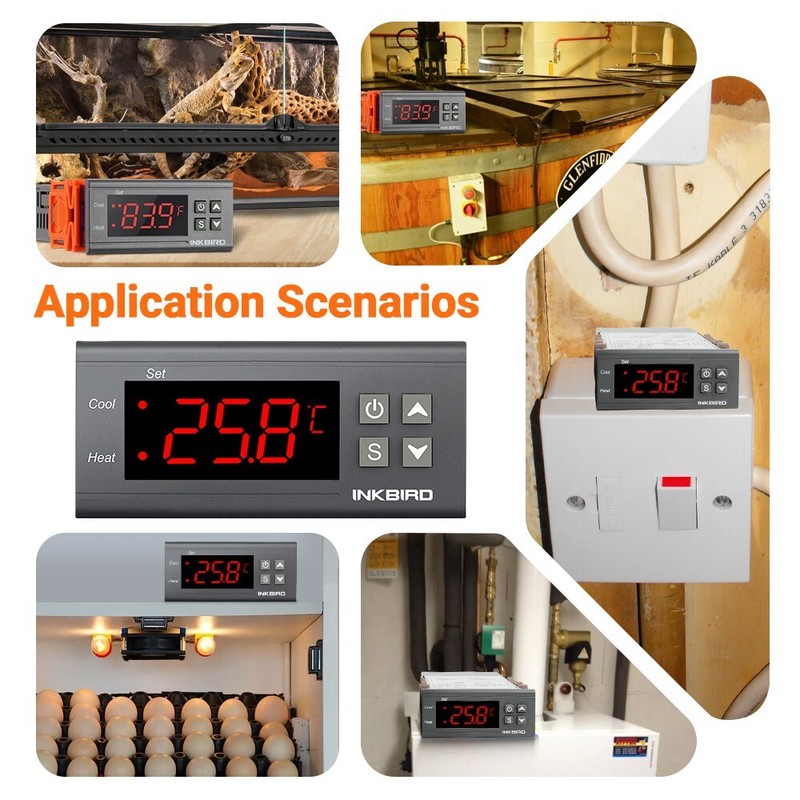 ITC-1000F 110V Digital Temperature Temp Controller Thermostat + NTC Sensor Probe gallery