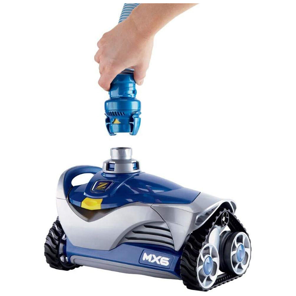 Zodiac Mx6 Automatic Suction Side Pool Cleaner Vacuum w/ Cyclonic Leaf Canister gallery