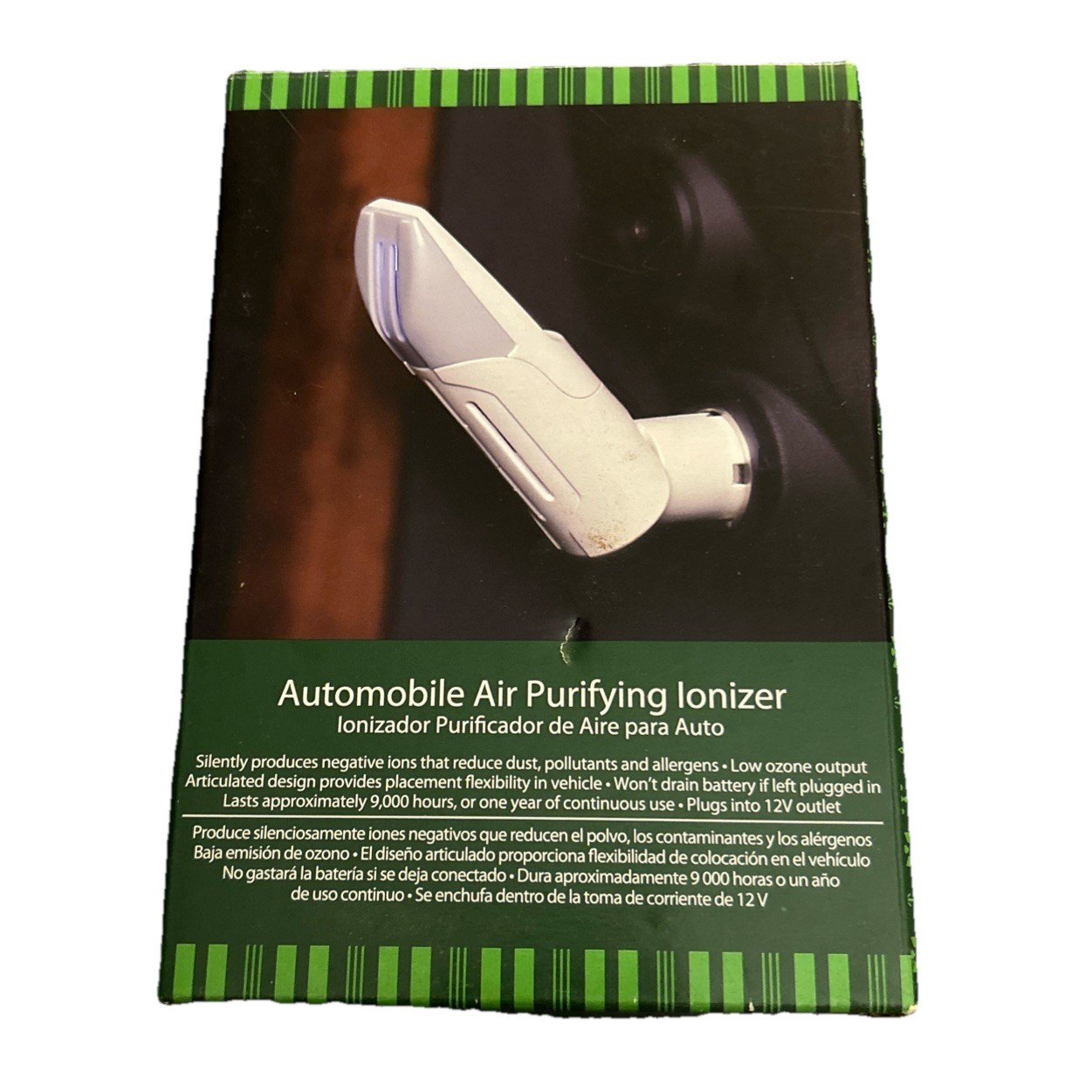Car Air Purifier Ionizer Plug In Cigarette Lighter Gift Set New gallery
