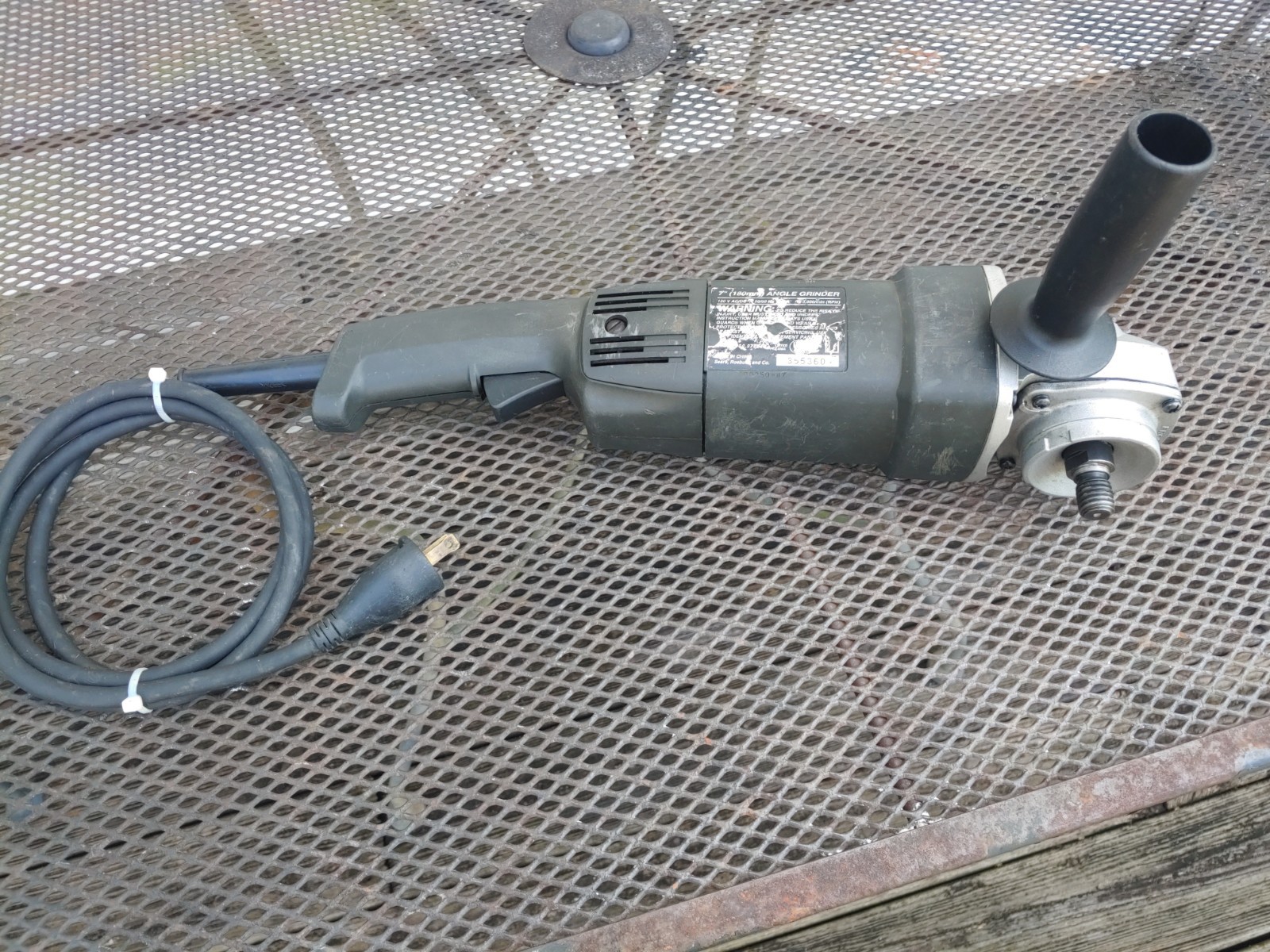 Craftsman PROFESSIONAL 7in Angle Grinder Sander 900-277840, 13 A. Serviced. gallery