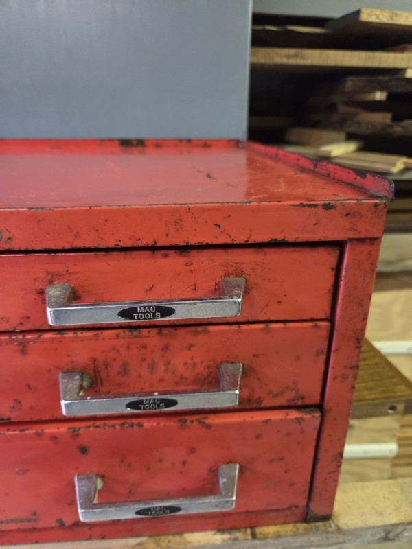Vintage Mac Tools 3 Drawer Middle Intermediate Box Unknown Part Number gallery