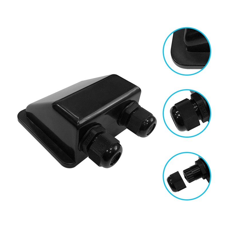 Renogy Solar Panel Cable Entry Gland Housing Mount for RV Boats Caravans Marine gallery