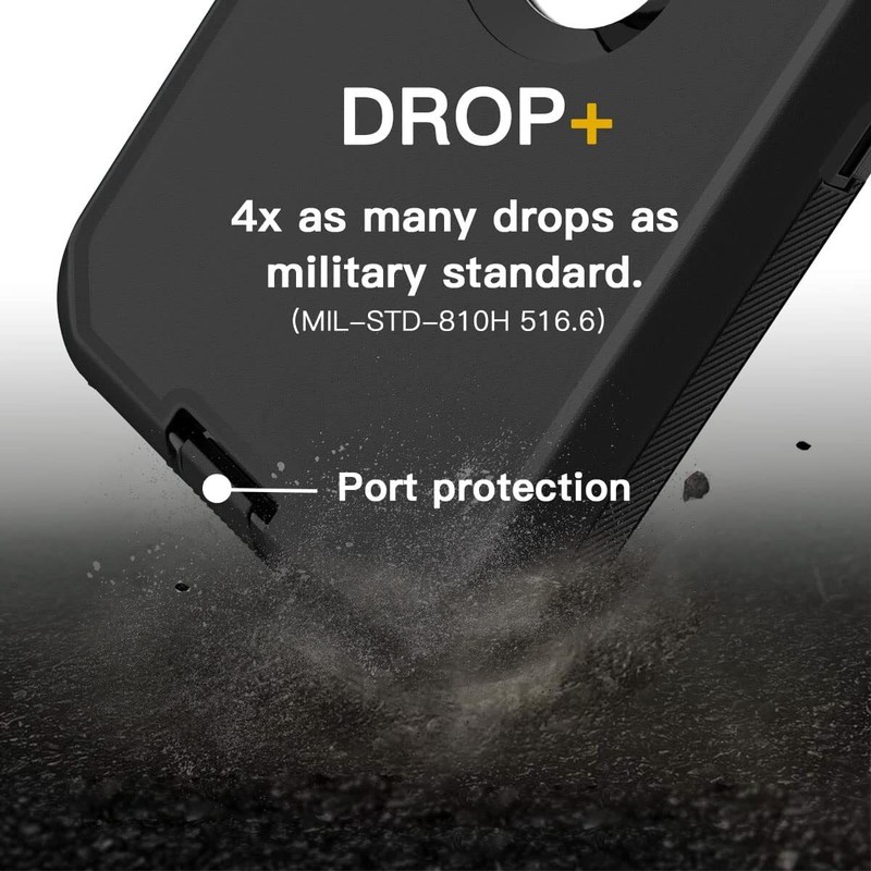 Shockproof Case For iPhone 6 7 8 Plus SE 2 3 Rugged Clip Cover Screen Protector gallery