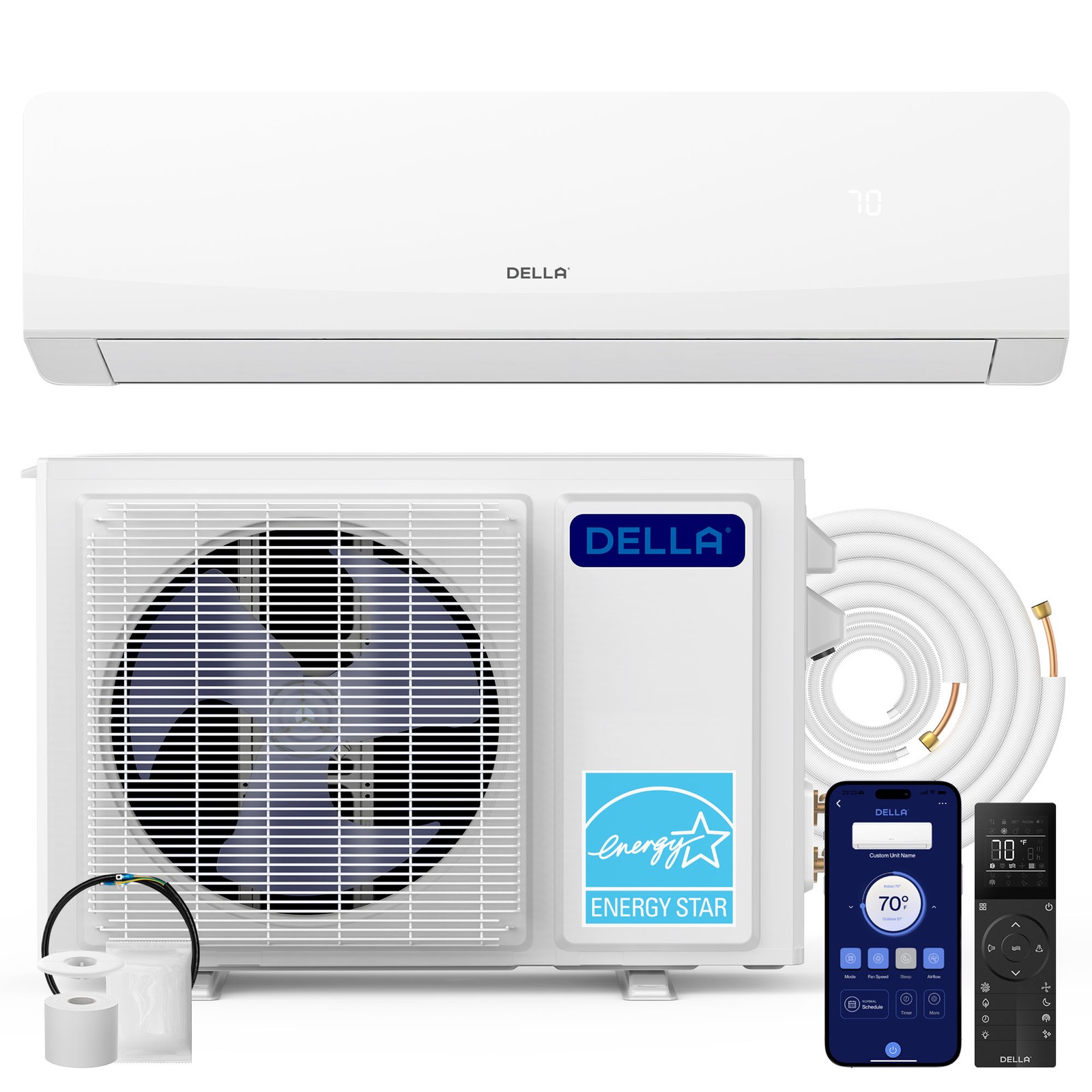 22 SEER2 24000 BTU Mini Split Heat Pump 230V for Rooms up to 1500Sq.Ft gallery
