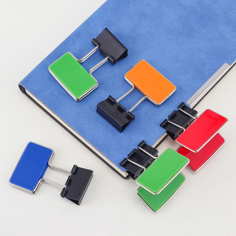 Yi Concept Retangle Medium Paper Clips，Binder Clips, Easy Grip, gallery