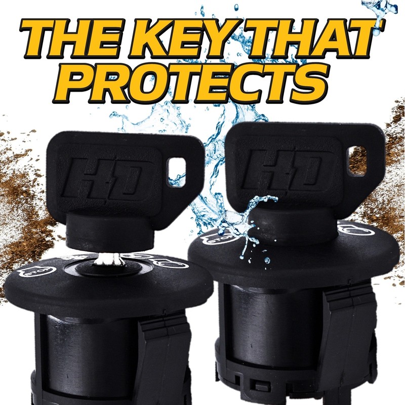 Ignition Key Switch Fits 3 Position Troy-bilt Bronco & Super Bronco w/2 KEYS gallery