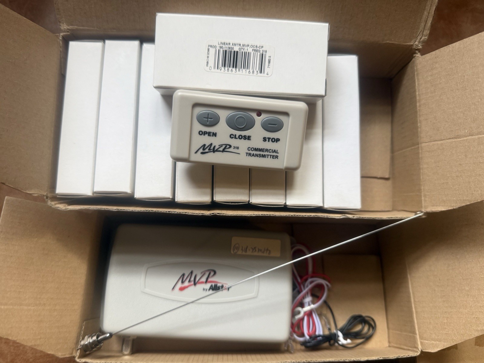 MVP by Allstar/Linear Recover & 10 Remotes NOS In Box 318 MHz PN 111963 112630 gallery