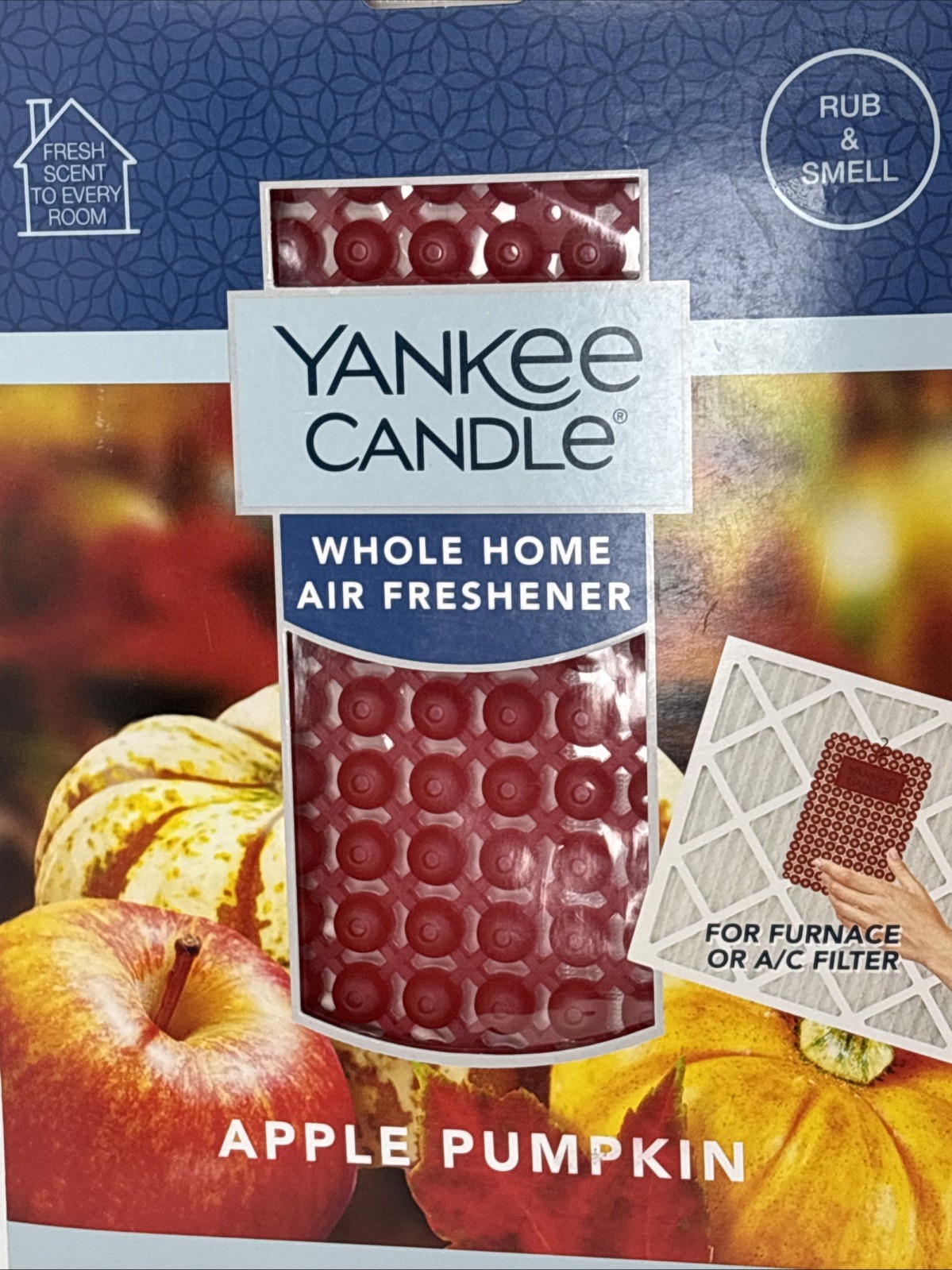 Yankee Candle Apple Pumpkin Whole Home Air Freshener for Furnace A/C Filter NEW gallery
