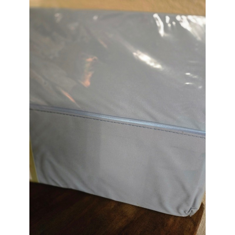 Wamsutta Supercale Plus King Flat Sheet Light Blue 200 TC Percale Made in USA gallery