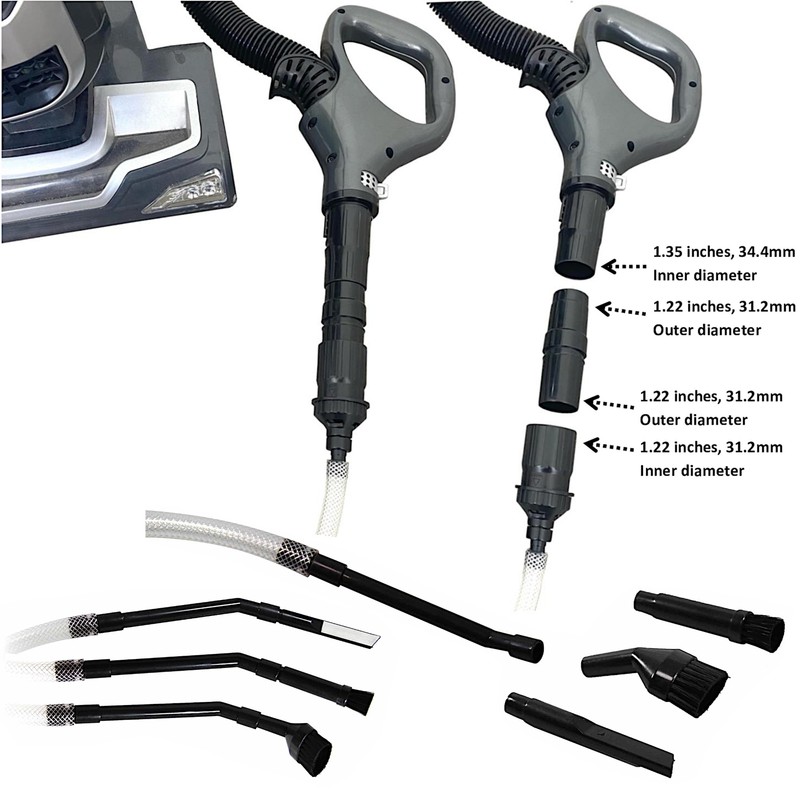 MaximalPower 8PC Mini Vacuum Attachment Tool Kit for Bissell Miele Shark w/ bag gallery