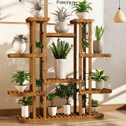 Heavy Duty Large Plant Stand Indoor Outdoor Planter Flower Holder Shelf Rack USA gallery