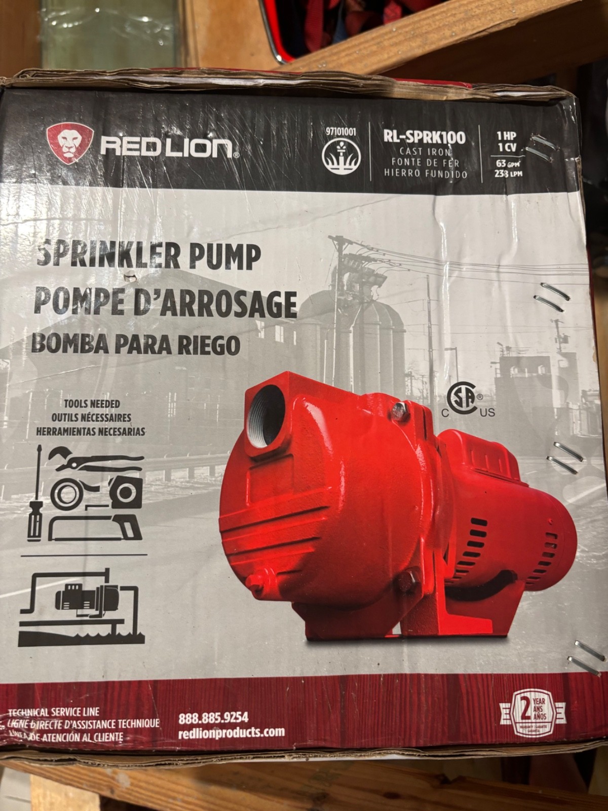 NEW RED LION SPRK100 SPRINKLER / IRRIGATION PUMP 1.0 HP 115/230 DUAL VOLTAGE gallery