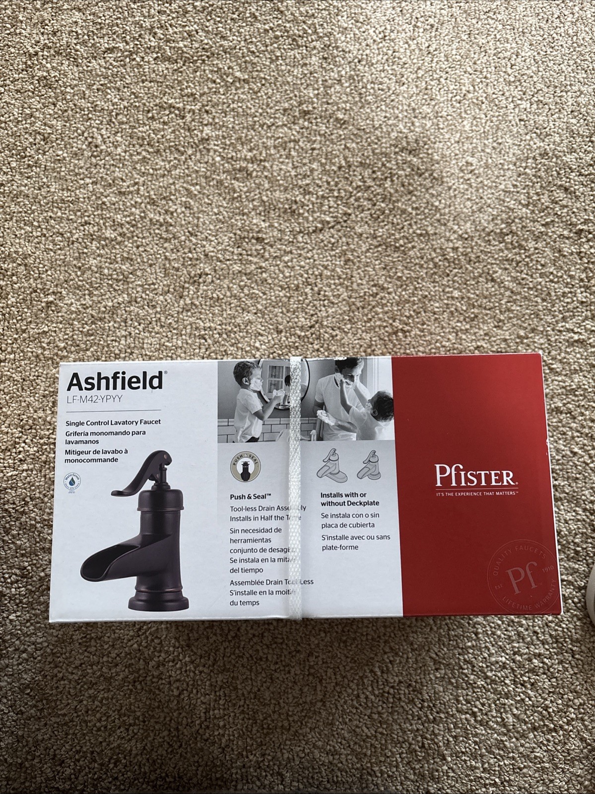 Pfister LF-M42-YPYY Ashfield Rustic Single Control 4" Centerset Bathroom Faucet gallery