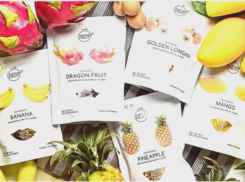 Dehydrate Fruit Mango Pineapple Dragon fruit Longan Tasty Just Real Snack Pack 5 gallery