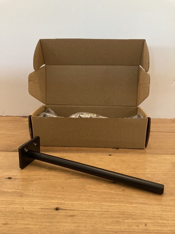 8-Inch Hidden Floating Shelf Brackets Support For Wood Shelves gallery