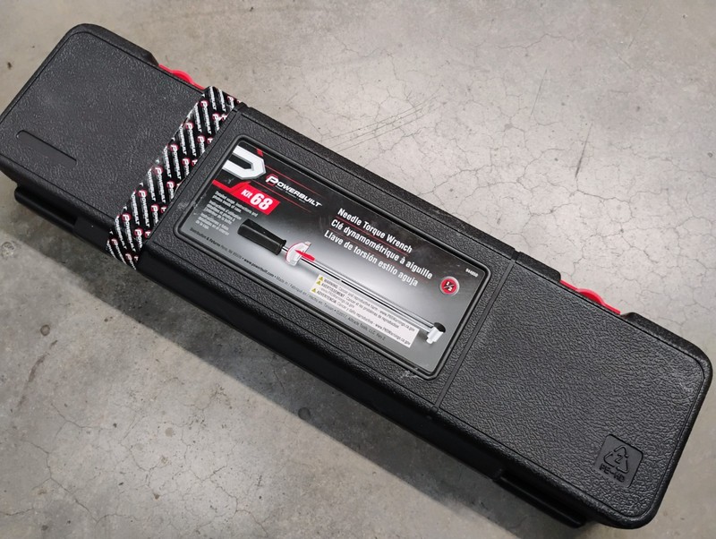 Powerbuilt 1/2-Inch Drive Needle Torque Wrench 0-140 Ft. Lbs w Storage Case EXC gallery