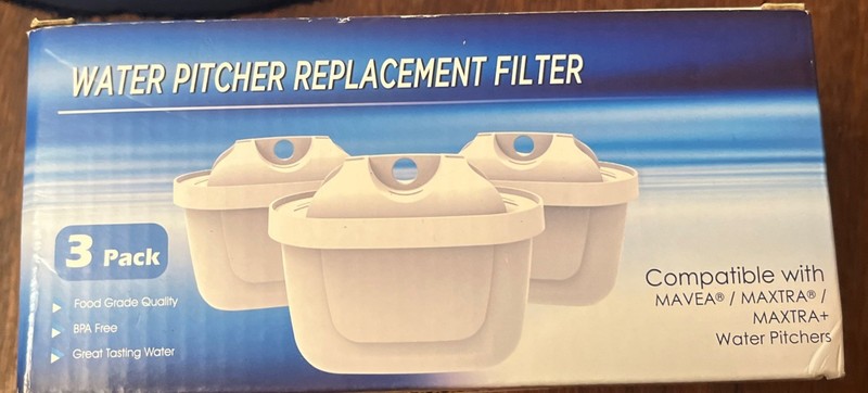 Three Pack Replacement Filters Compatible W/Mavea 1001122 Maxtra Pitchers NIB gallery