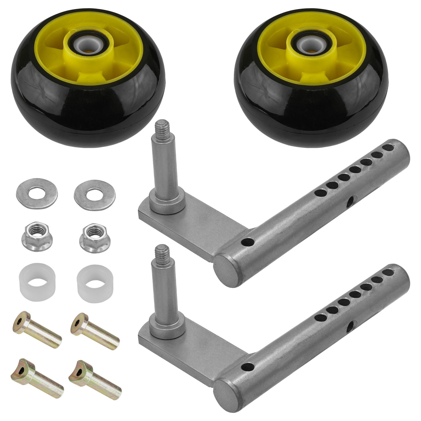 Deck Rear Left Gage Wheel w/ Arm for John Deere MCS600 1400/1500 Series 60" 72" gallery