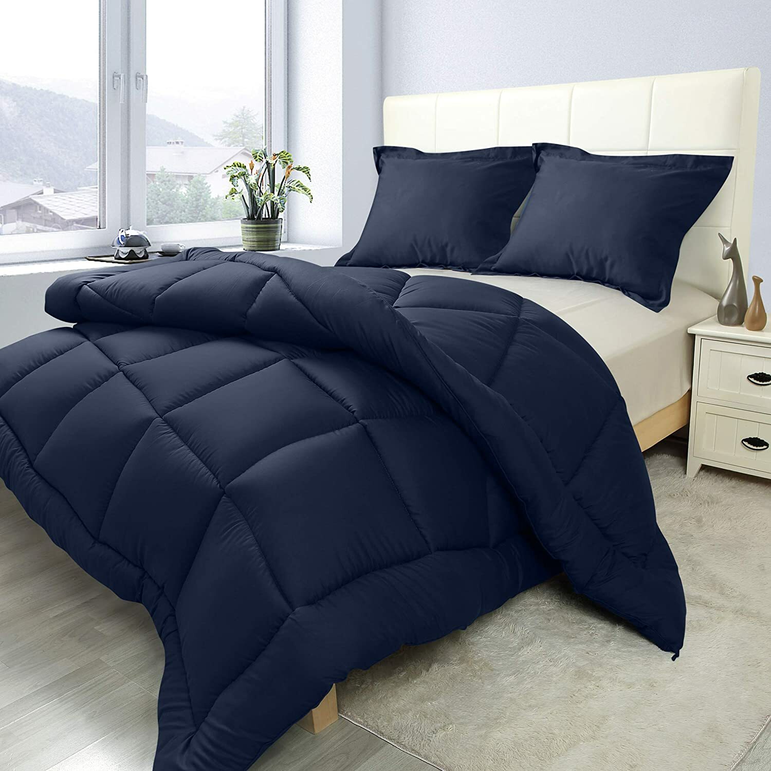 Comforter with Pillow Sham Down Alternative Comforter Utopia Bedding gallery