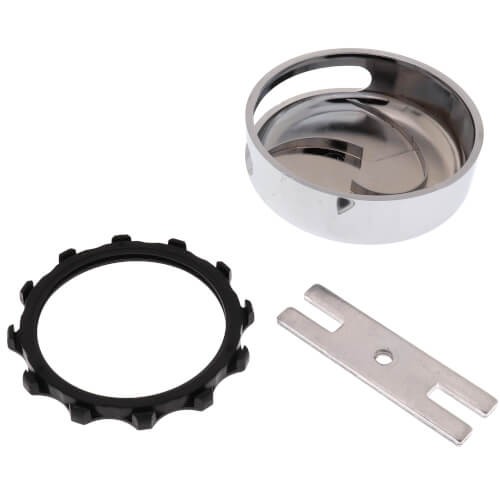 Watco Innovator Snap-On Bathub Overflow Faceplate Kit in Chrome Plated gallery