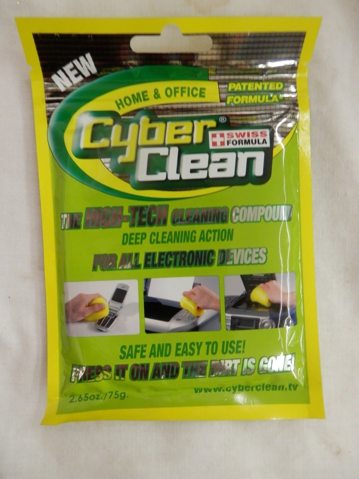 New Cyber Clean AntiStatic Computer Cleaning Pads 75g Pouch Swiss Formula gallery