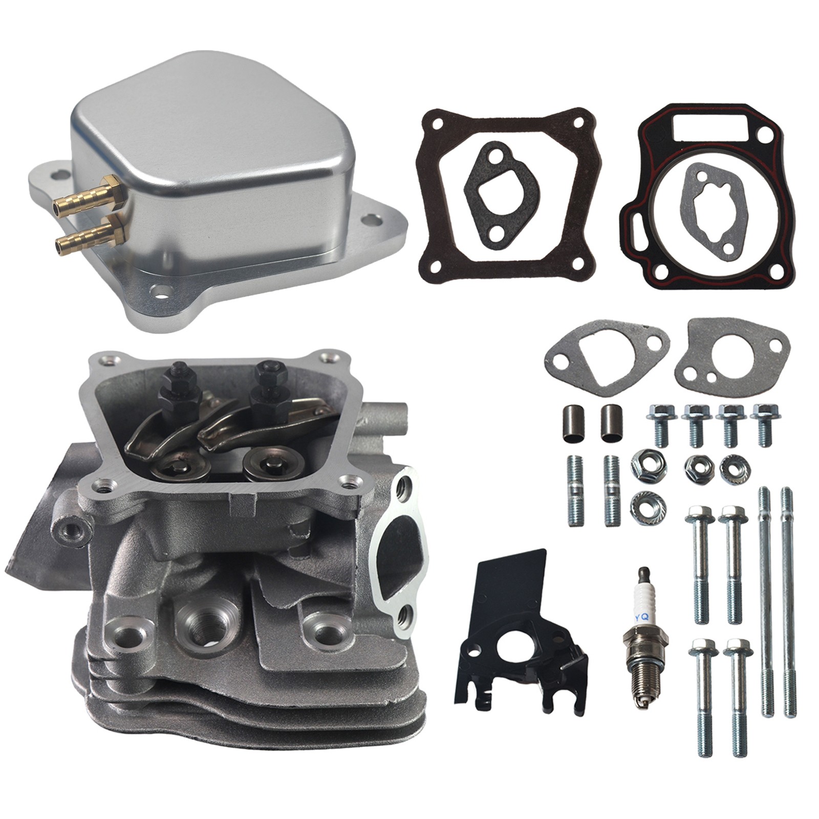 Cylinder Head Billet Valve Cover Kit For212cc Non-Hemi Predator196cc GX160 GX200 gallery