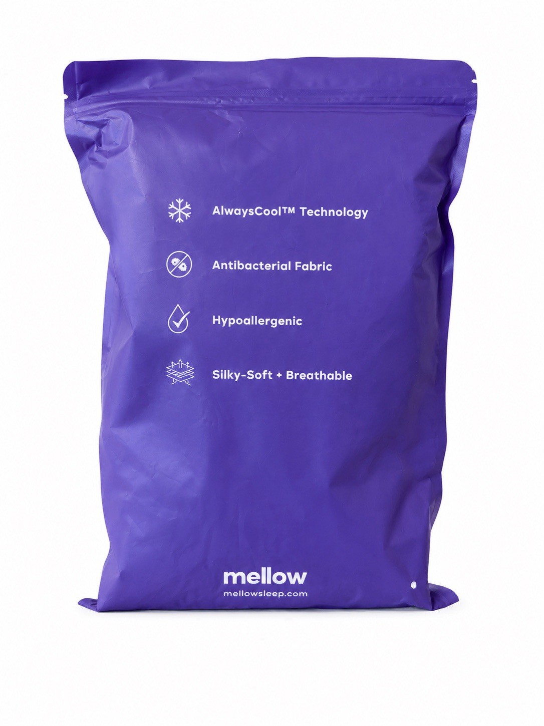 NEW Mellow Cooling Pillowcases 2-Pack White Standard Queen Wrinkle Free NIP gallery