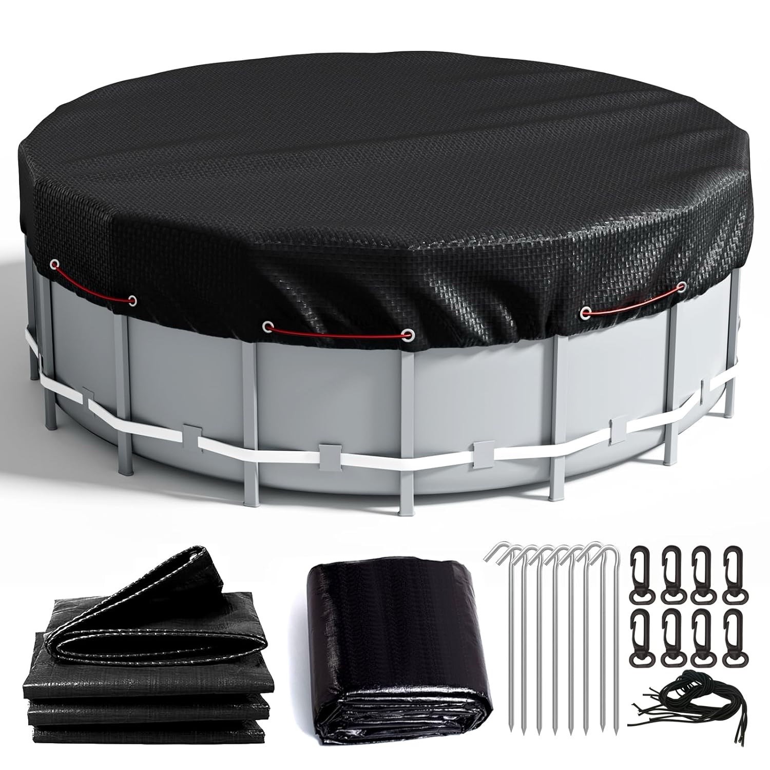 33 Ft Round Pool Cover, Winter Covers for Above Ground Pools gallery