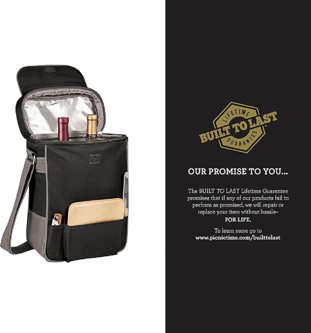 Picnic Time Duet Wine & Cheese Tote, Indiana University (623-04-175-674-0) gallery