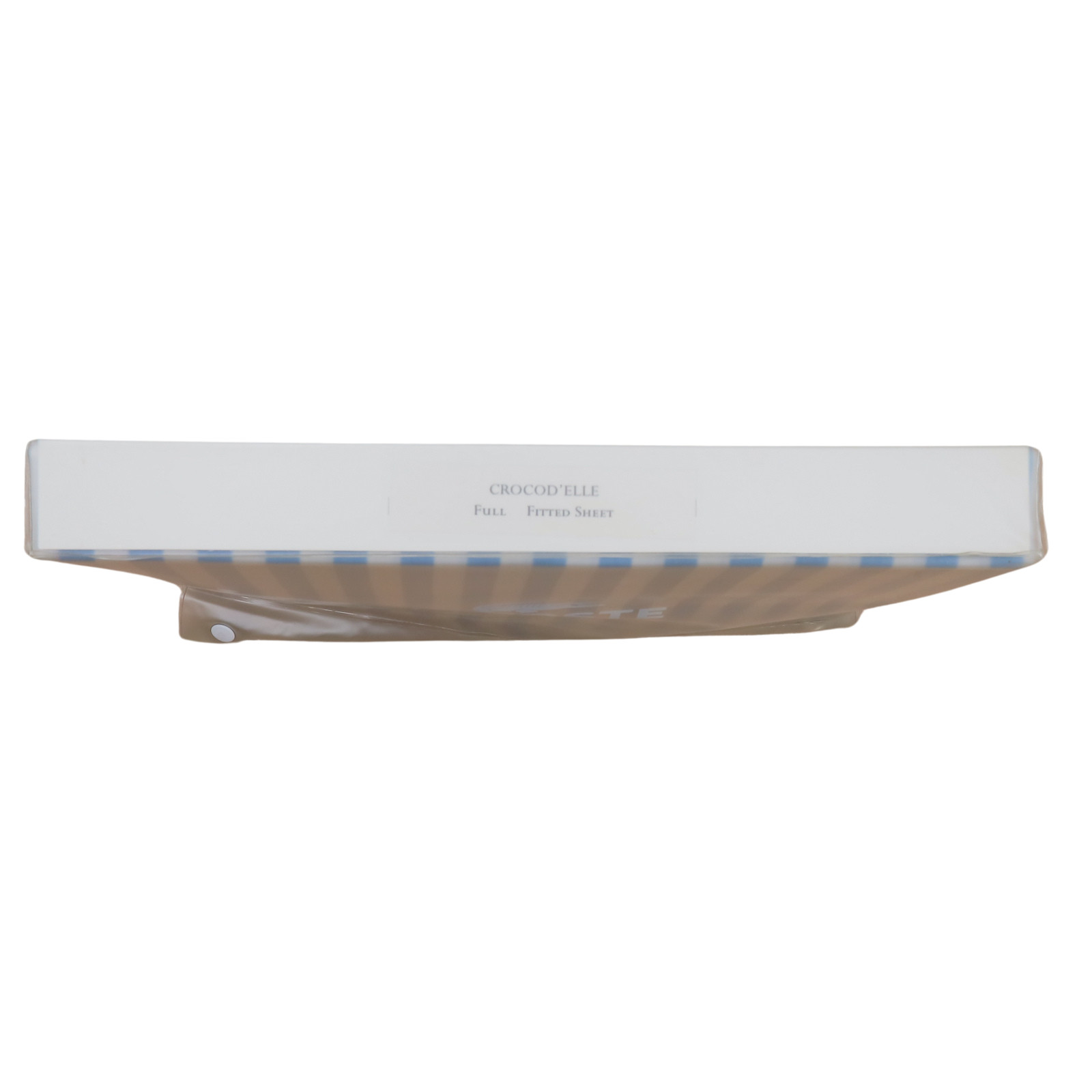 Lacoste Crocod'elle Full Fitted Sheet, Blue Stripes, 54x75x16 inches gallery