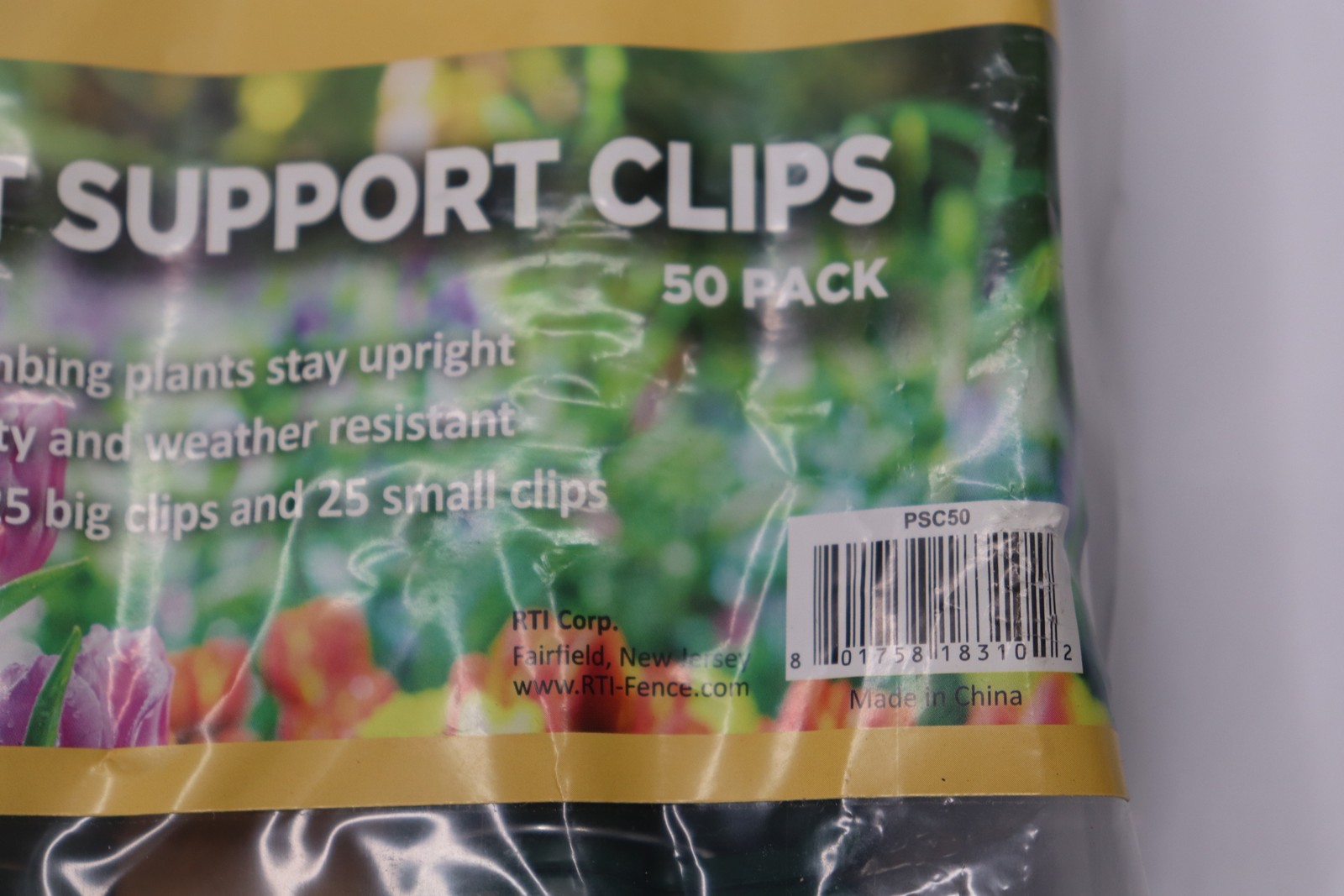 (50-Pk) Allfenz Plant Support Clips Plastic Green PSC50 gallery