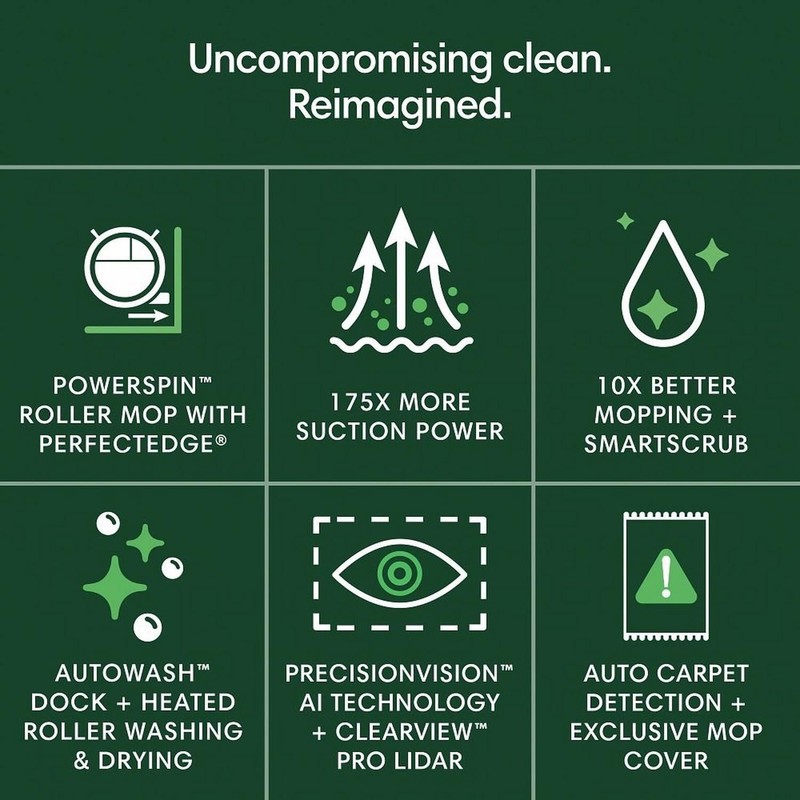 iRobot Roomba Max 705 Combo + AutoWash Dock - PowerSpin Mop, LiDAR Nav, NEW gallery
