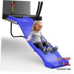 Plastic Trampoline Slide for 8-16FT, Heavy Duty Outdoor Slide for Trampoline,