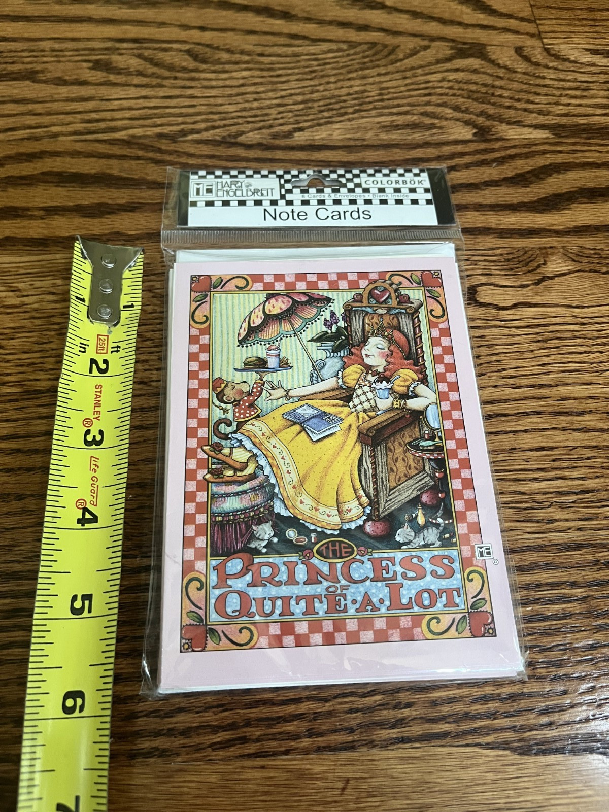 Mary Engelbreit New 8 Note Cards Envelopes Greeting Set Princess of Quite a Lot gallery
