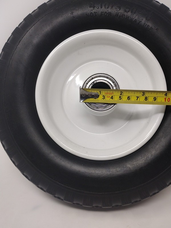 12" Flat Free Solid Polyurethane All-Purpose Tire for Trailer Dollies Hand gallery