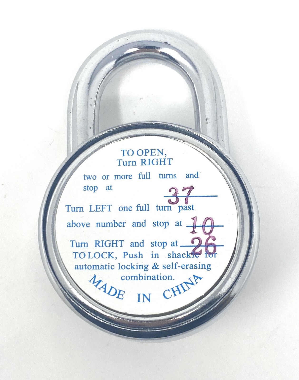 Standard Dial Combination Lock, 2 in. Wide with Different Combination gallery
