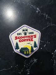 scooters coffee sticky back Patch May 13th 2026
