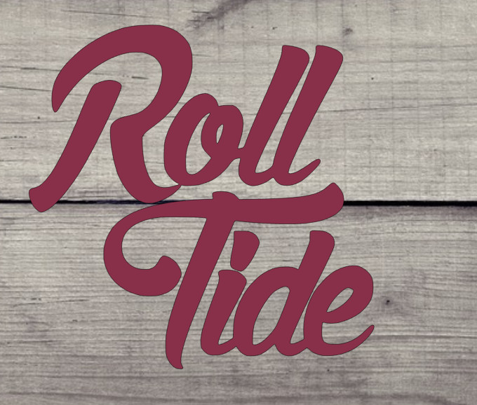 Alabama Roll Tide Decal - Bama - Yeti / Auto / Cell phone - Crimson Tide gallery