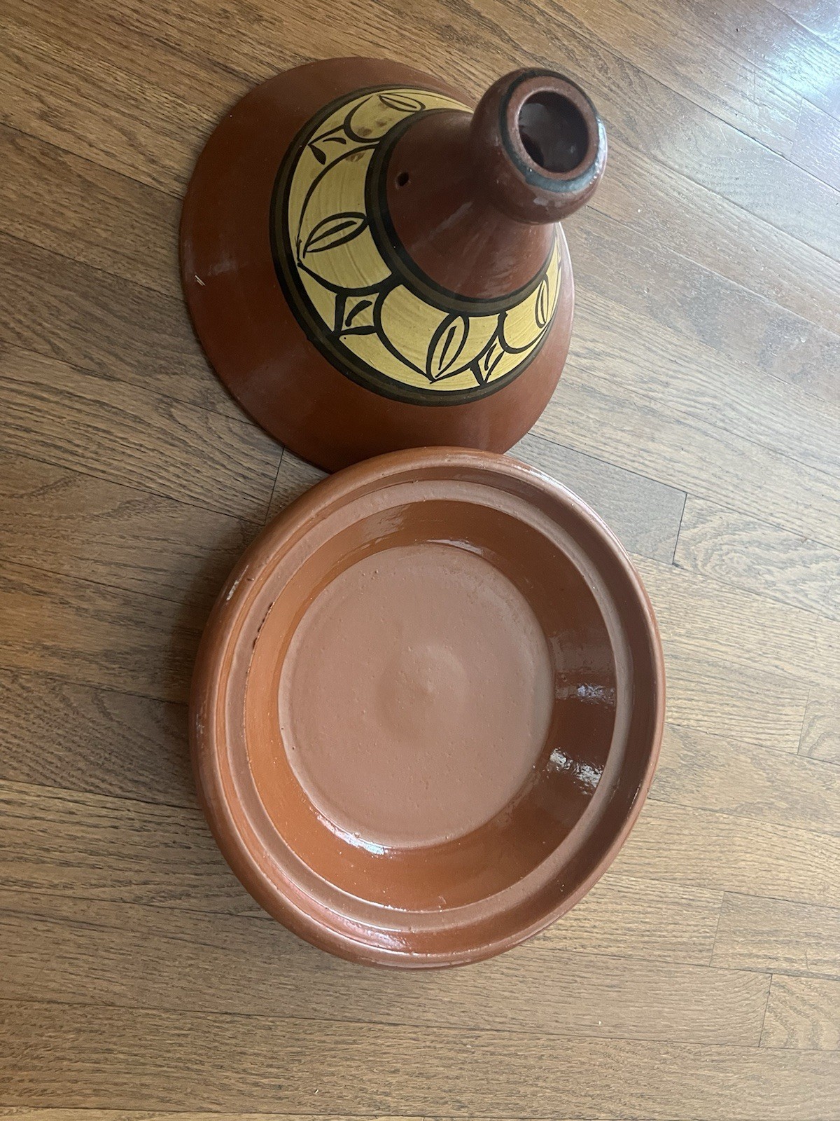Morrocan Tagine 12" Ceramic Large Hand-painted Cooking Pot gallery