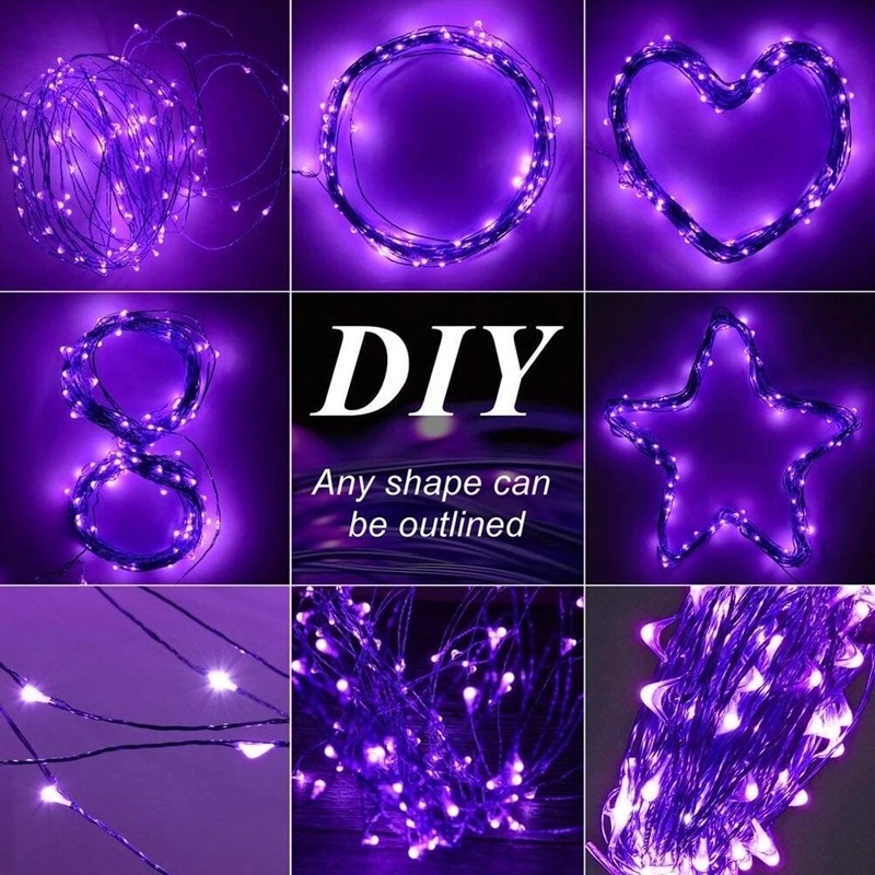 Upgrade Led Solar String Lights Outdoor Waterproof Fairy Copper Garden Decor gallery