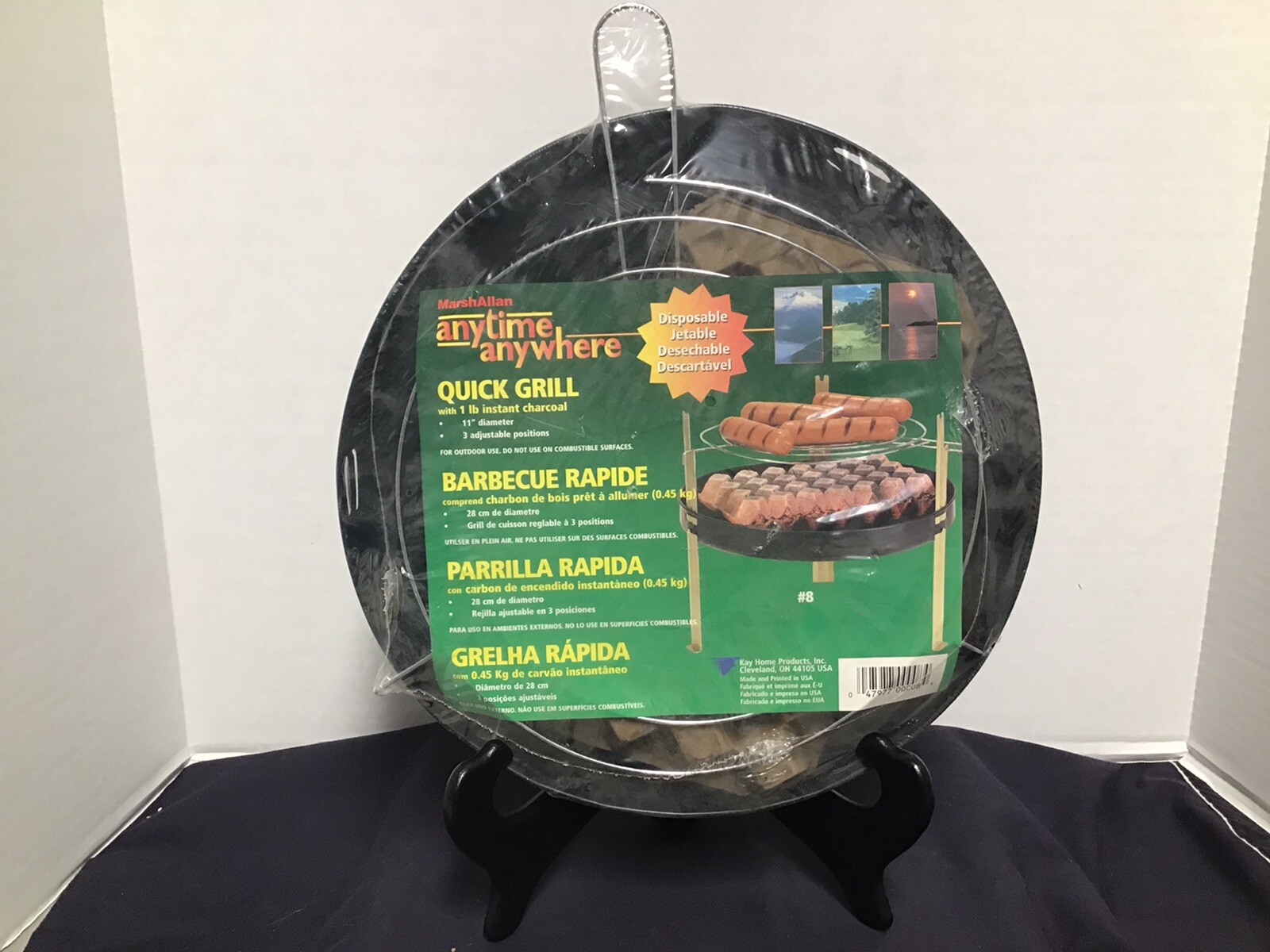 Marsh Allen Anytime Portable Tabletop Barbecue Grill Tailgate Party Made in USA gallery