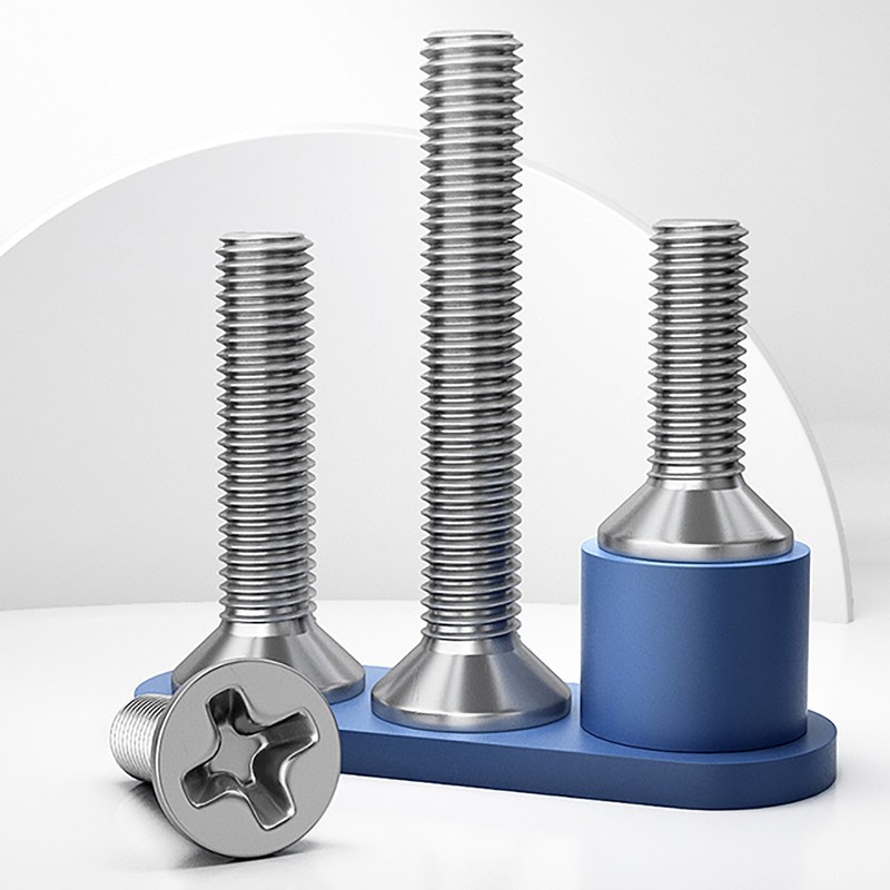 M1 - M10 PHILLIPS COUNTERSUNK MACHINE SCREWS A2 STAINLESS STEEL FLAT HEAD BOLTS gallery