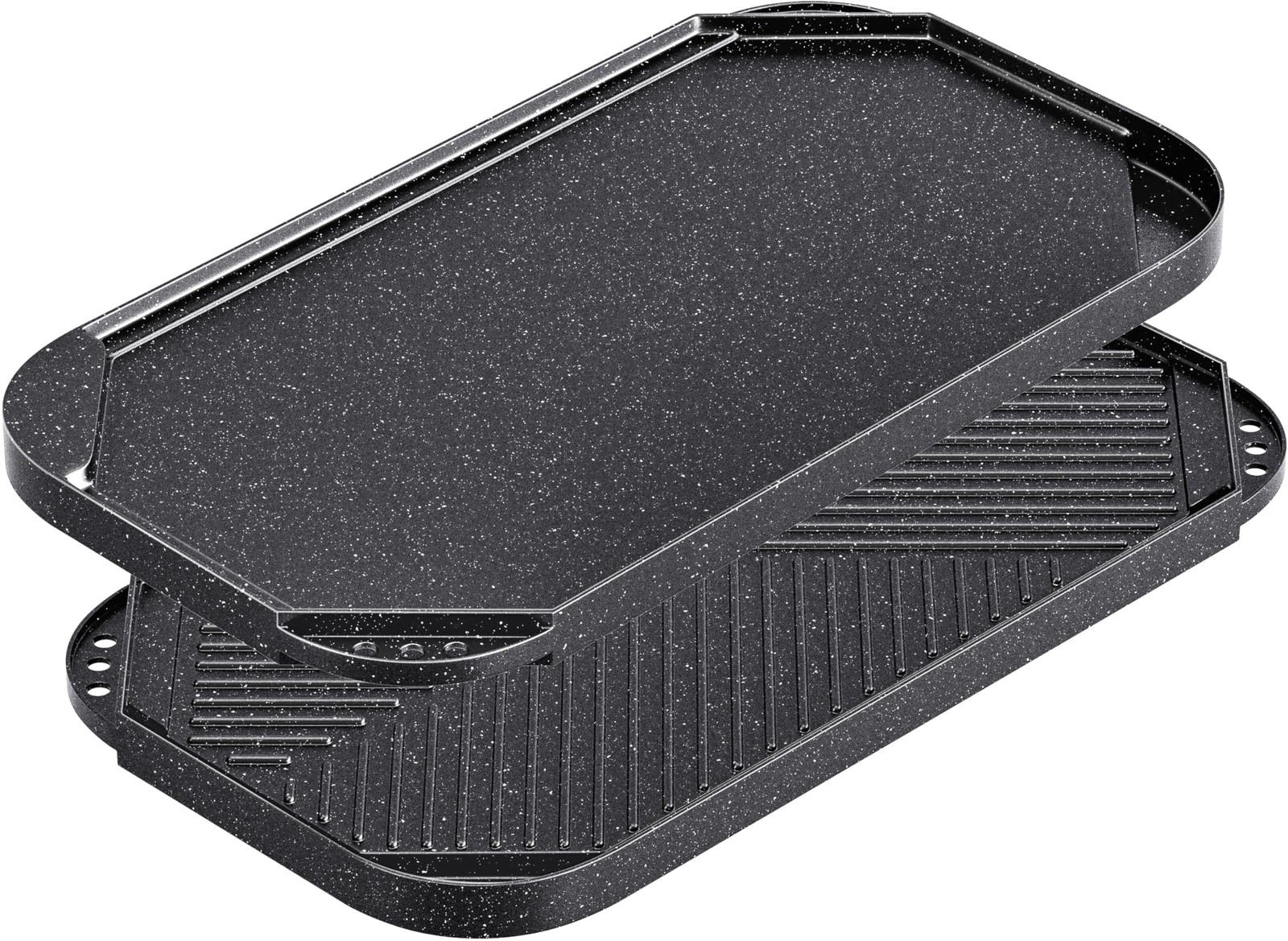 19.5x11 Inch Nonstick Griddle Grill Pan Reversible Stove Top Cast Aluminum Flat gallery