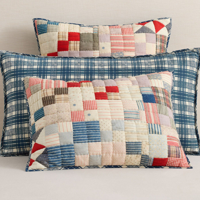 New Pottery Barn Jamie Reversible Quilted Sham King gallery