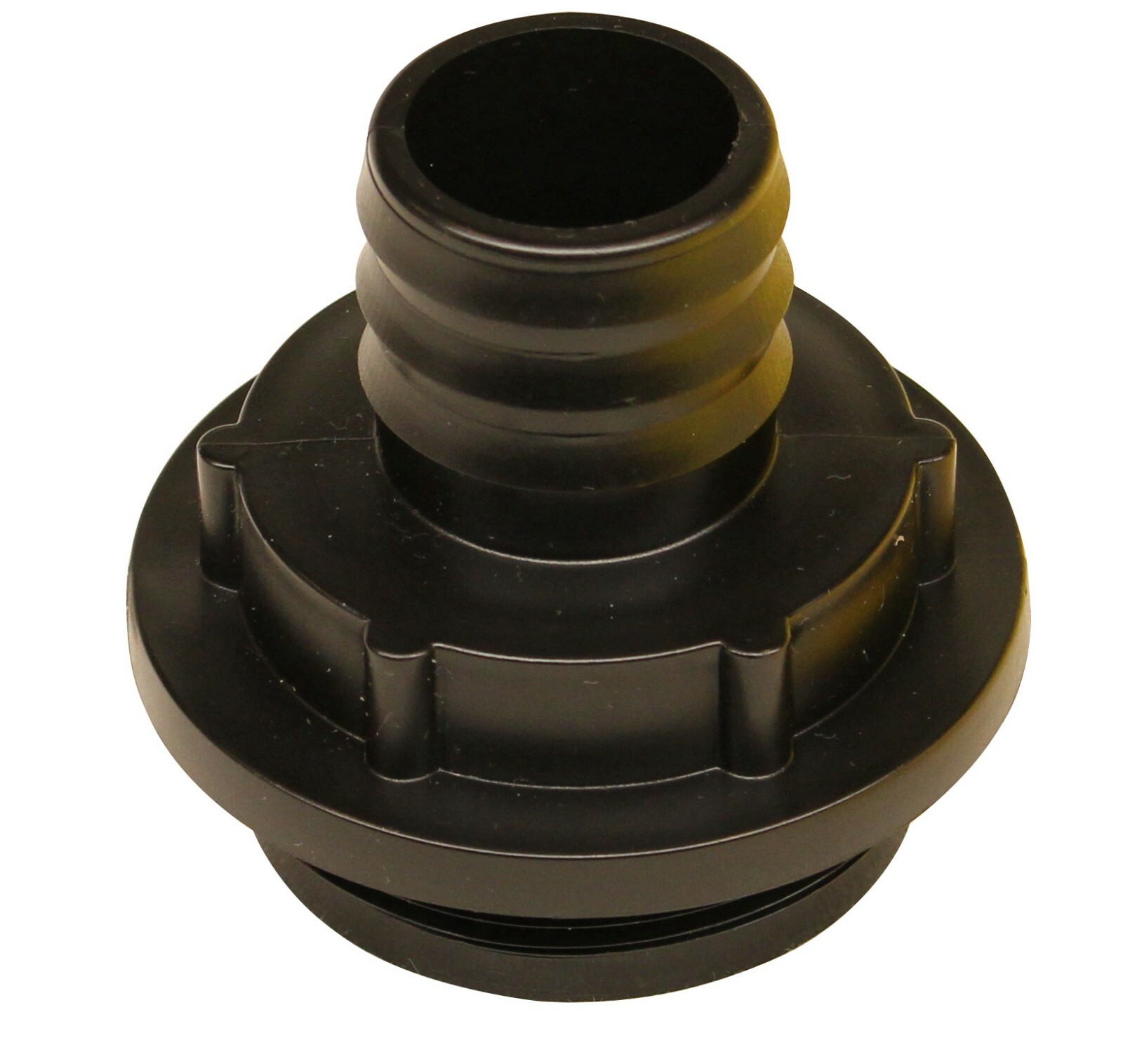 RBI125F Rain Barrel Inlet Buttress Adapter(2" Fine Thread Bung Cap 1-1/4" Barbed gallery